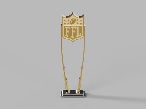 FFL MVP Trophy Model 3D