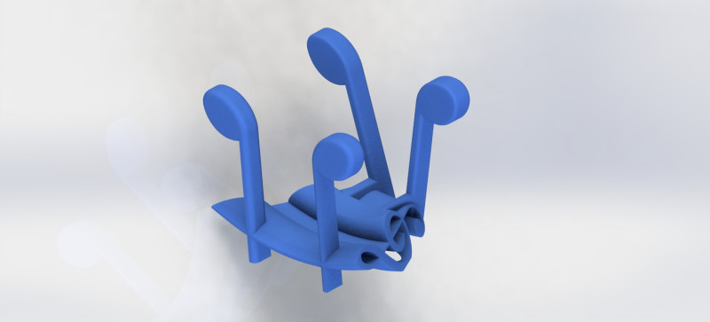 Guitar Holder Sol Nota Modelo de Impressão 3D .c4d .max .obj .3ds .fbx .stl .blend 
