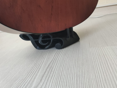 Guitar Holder Sol Nota Modelo de Impressão 3D