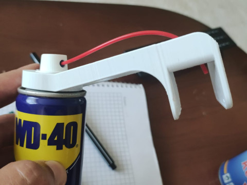 Motorcycle chain lubrication cleaning apparatus Modello di stampa 3D