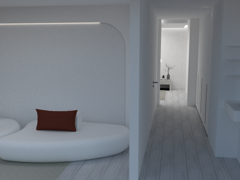 Design project for a three-room apartment from Kazakhstan 3D 模型