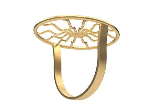 Sun Ring 3D Print Model