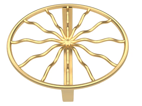 Sun Ring 3D Print Model