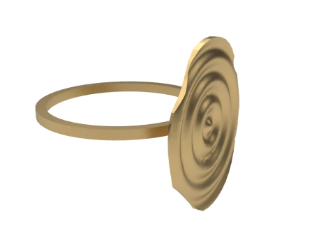 RING - WAVES 3D Print Model