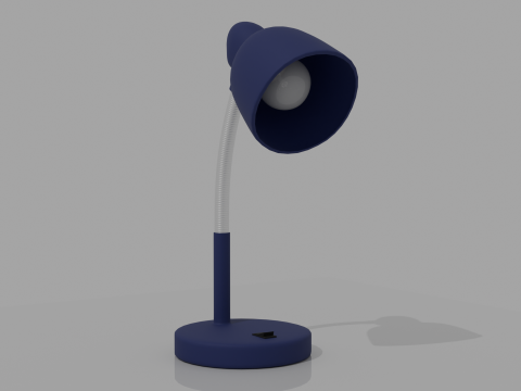 Blue Desk Lamp 3Dモデル