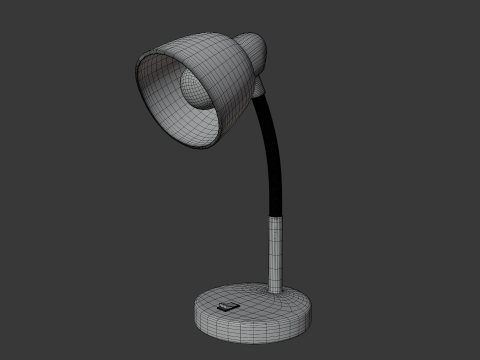 Blue Desk Lamp 3Dモデル