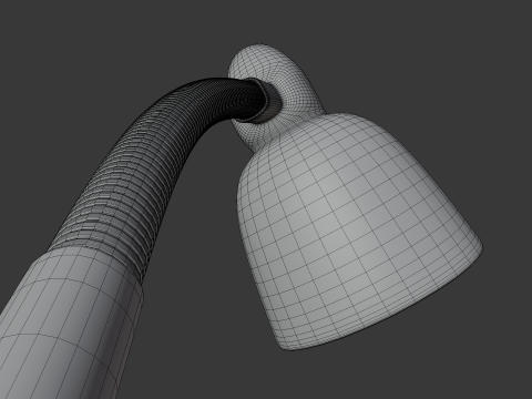 Blue Desk Lamp 3Dモデル