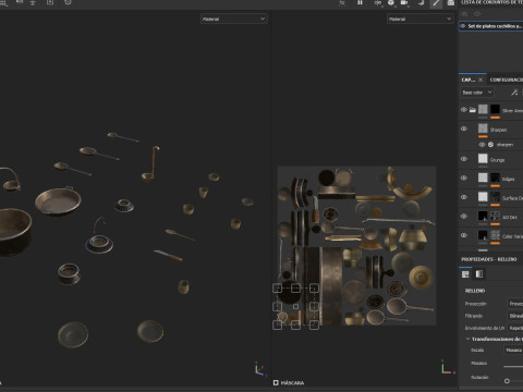 Ancient Items for Kitchen pbr 3D Model
