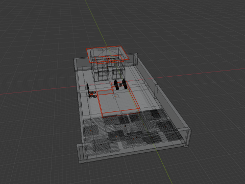 VILLA DACHA 3D 模型
