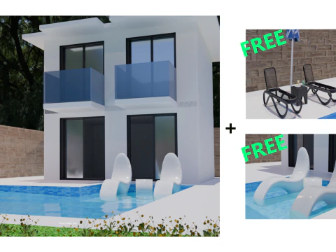 VILLA DACHA 3D Model