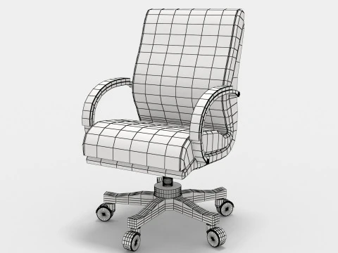 Krzesło biurowe Model 3D