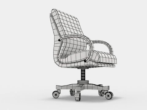 Krzesło biurowe Model 3D