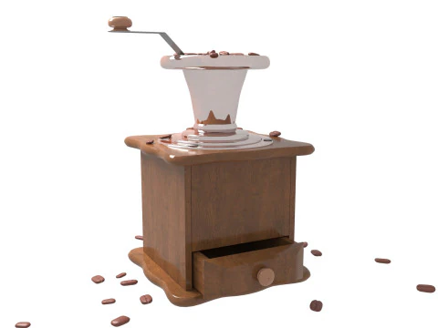 Кавомолка ручна 3D Модель