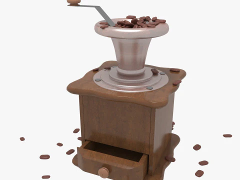 Manual coffee grinder 3D Model
