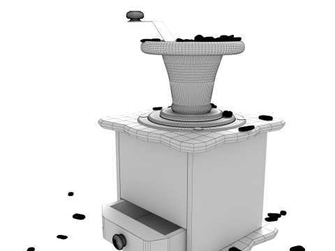Manual coffee grinder 3D Model