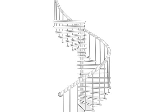 Spiral Stair 3D Модель