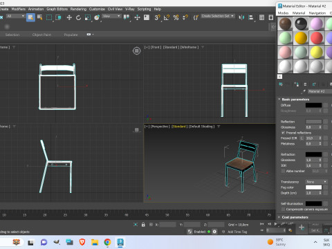 Chair Ikea Modello 3D
