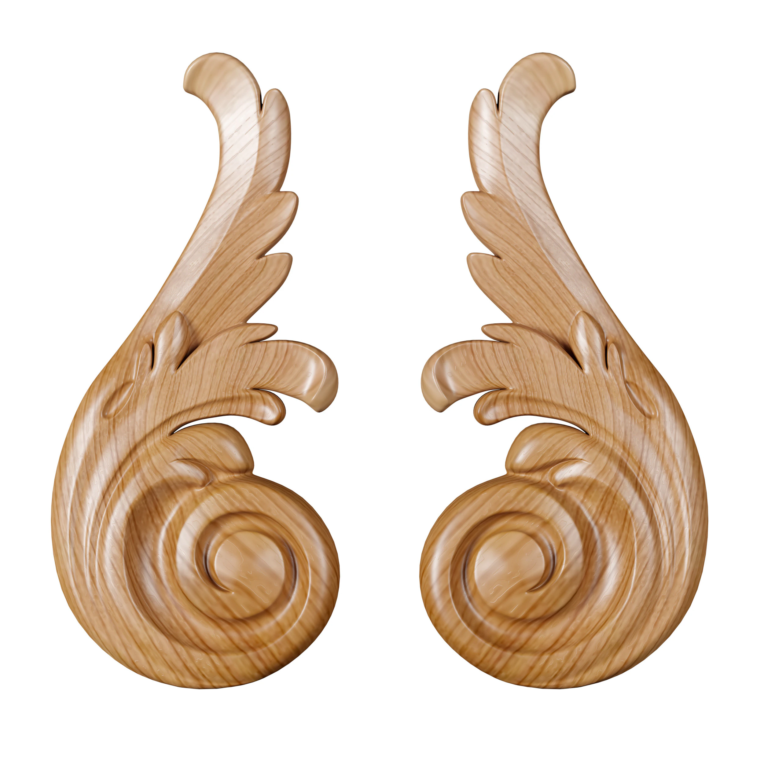 Decor Molding 3D Model .c4d .max .obj .3ds .fbx .stl .blend