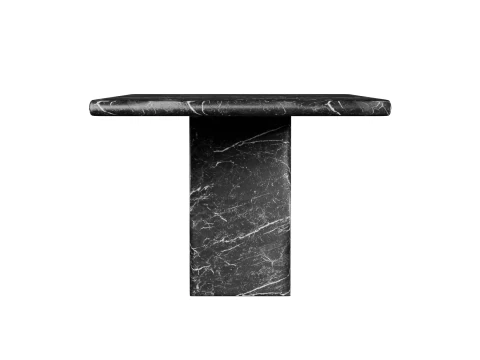 Nero Marquina Marble Dining Table Stone 3D Model