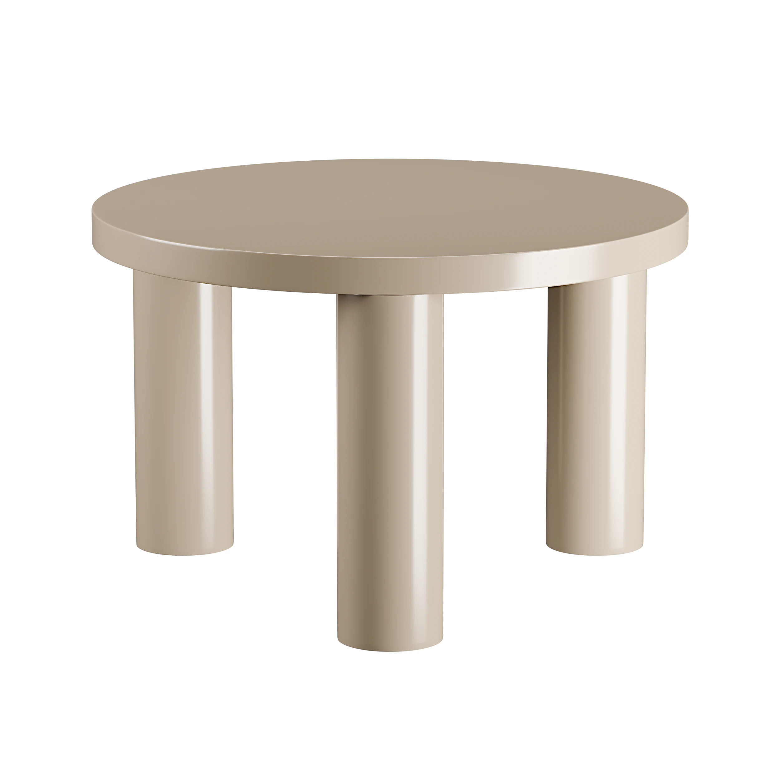 Post small coffe table 65 cm 3D Model .c4d .max .obj .3ds .fbx .stl .blend 