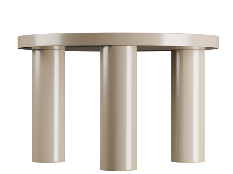 Post small coffe table 65 cm 3D 모델