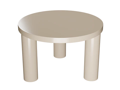 Post small coffe table 65 cm 3D Model