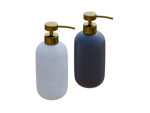 Lotus soap dispenser 3D Model