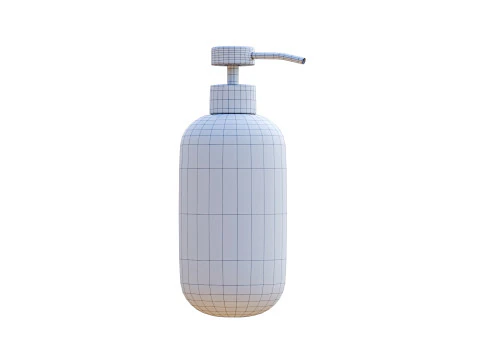 Lotus soap dispenser 3D Model