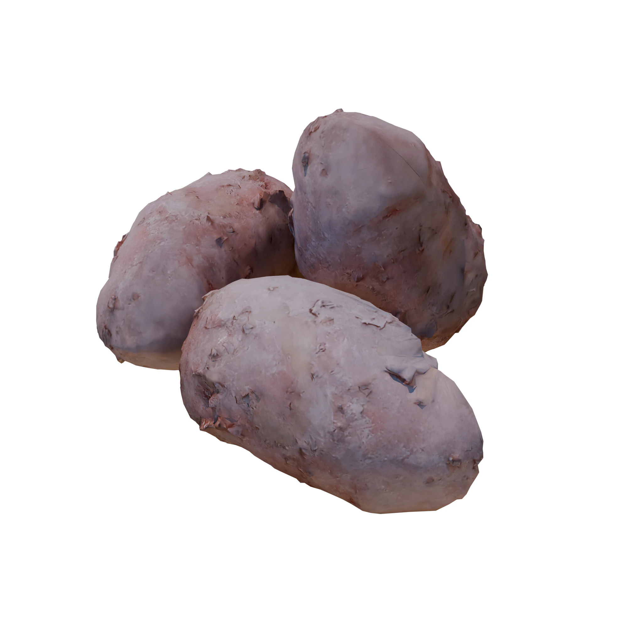 Potatos 3D Model .c4d .max .obj .3ds .fbx .stl .blend 