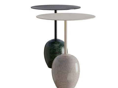 Lato-Beistelltisch 3D Modell