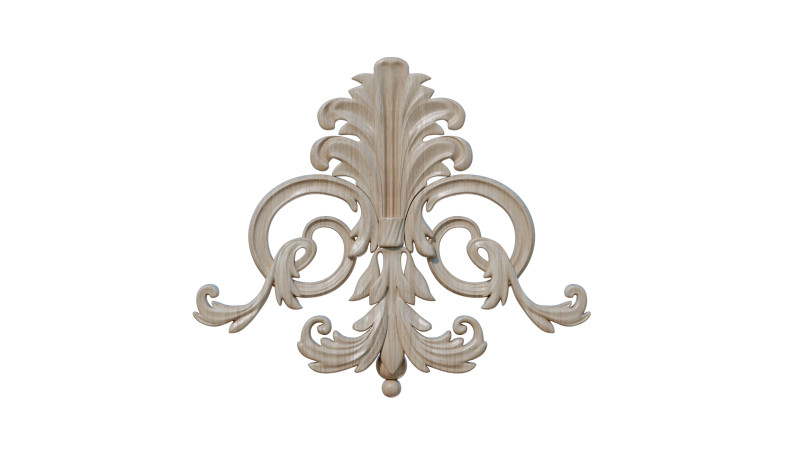 Molding cartouche 3D 模型 .c4d .max .obj .3ds .fbx .stl .blend 