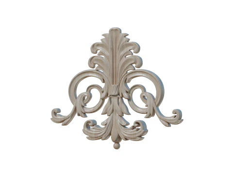 Molding cartouche 3D Model