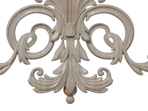 Molding cartouche 3D 模型