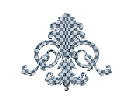 Molding cartouche 3D Model