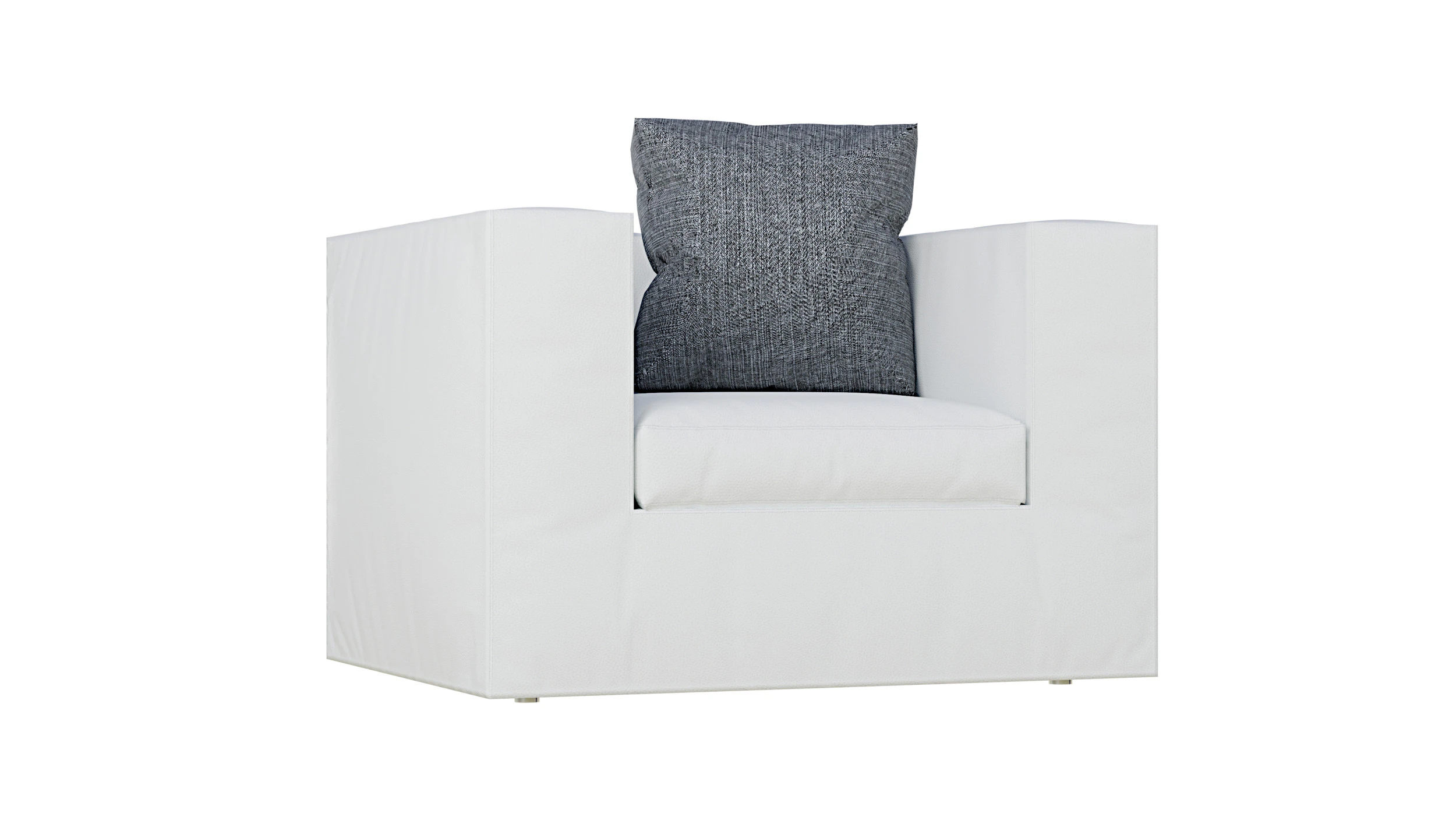 Throw-Away Zanotta Armchair 3D Model .c4d .max .obj .3ds .fbx .stl .blend 