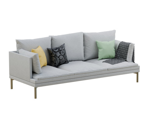 William sofa by Zanotta Modèle 3D