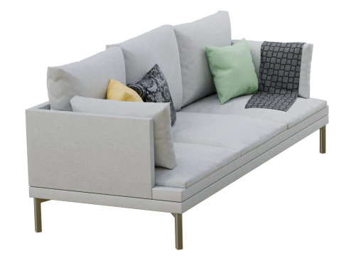 William sofa by Zanotta 3D Model