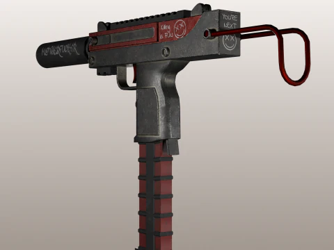 Automatic pistol 3D Model