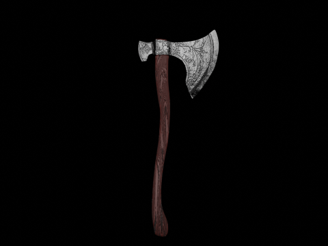 Viking axe Modello 3D