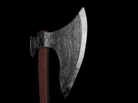 Viking axe Model 3D
