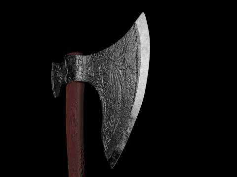 Viking axe 3D Model