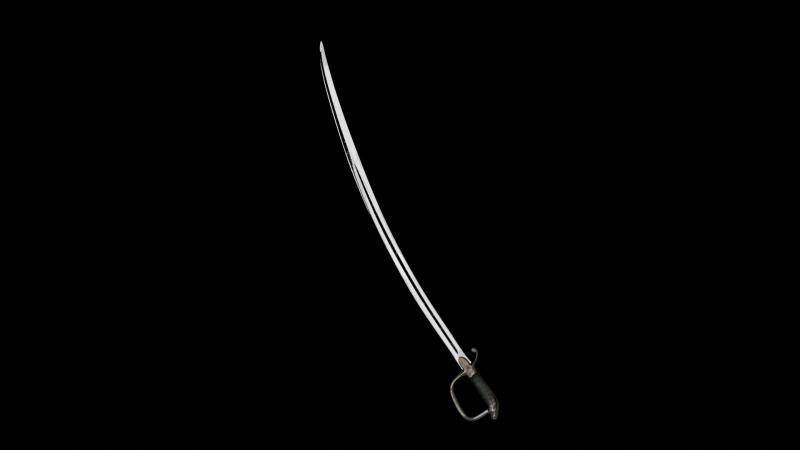 Cossack sword 3D मॉडल .c4d .max .obj .3ds .fbx .stl .blend 