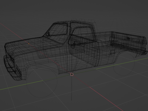 Pickup 3D मॉडल