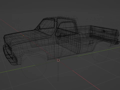 Pickup 3D Model