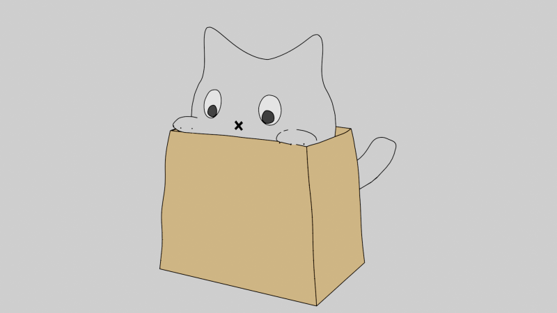 Cat in the paper bag Modelo 3D .c4d .max .obj .3ds .fbx .stl .blend 