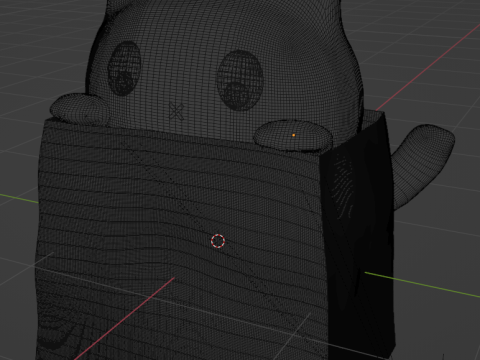 Cat in the paper bag Modelo 3D