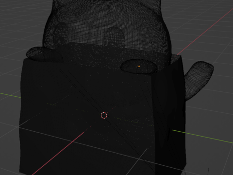 Cat in the paper bag Modelo 3D