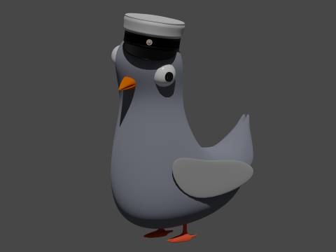 Pigeon Model 3D