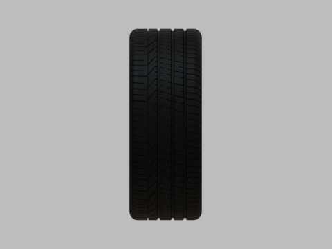 Miniature Konig Ultragram Rim and Tire - 3D Print - No Textures 3D Print Model