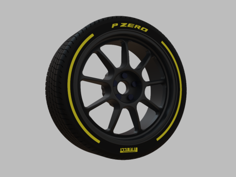 Miniature Konig Neoform Rim - Tire Rim 3D Print Model